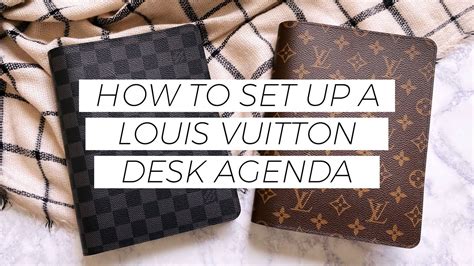 louis vuitton desk agenda dupe|Louis Vuitton 6 ring agenda.